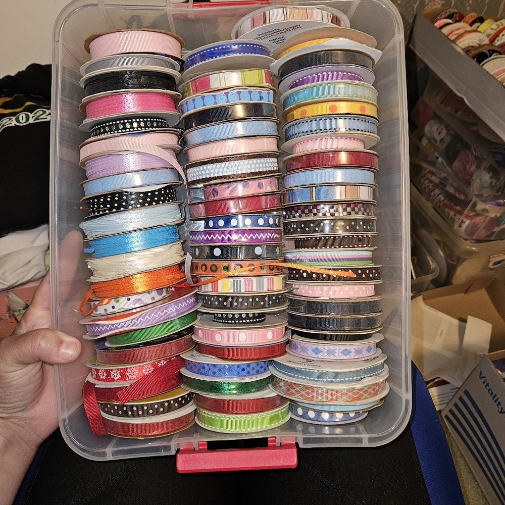 Ribbon by the yard lot